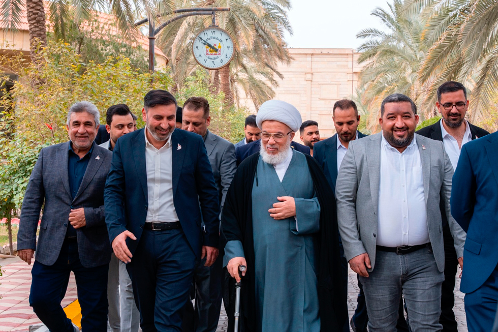 خلال زيارته لمقرها .. المتولي الشرعي للعتبة الحسينية يشيد بمجموعة قنوات كربلاء الفضائية