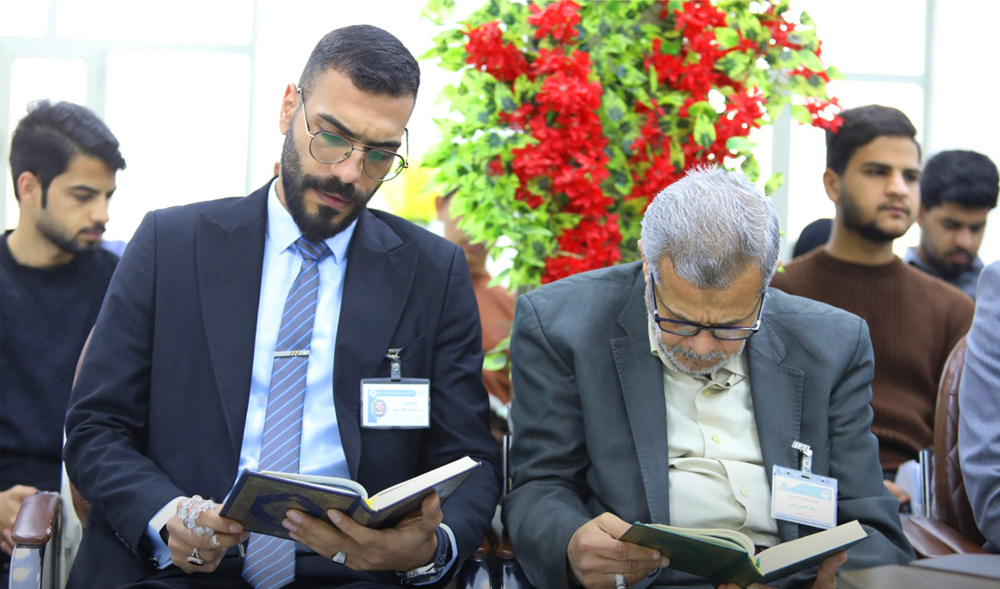 "صوت القرآن في الجامعة".. برنامج قرآني للعتبة الحسينية في كلية الأمل للعلوم الطبية