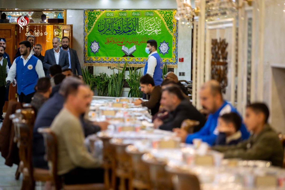 مضيف الإمام الحسين يوزع أكثر من 4000 وجبة إفطار يومياً