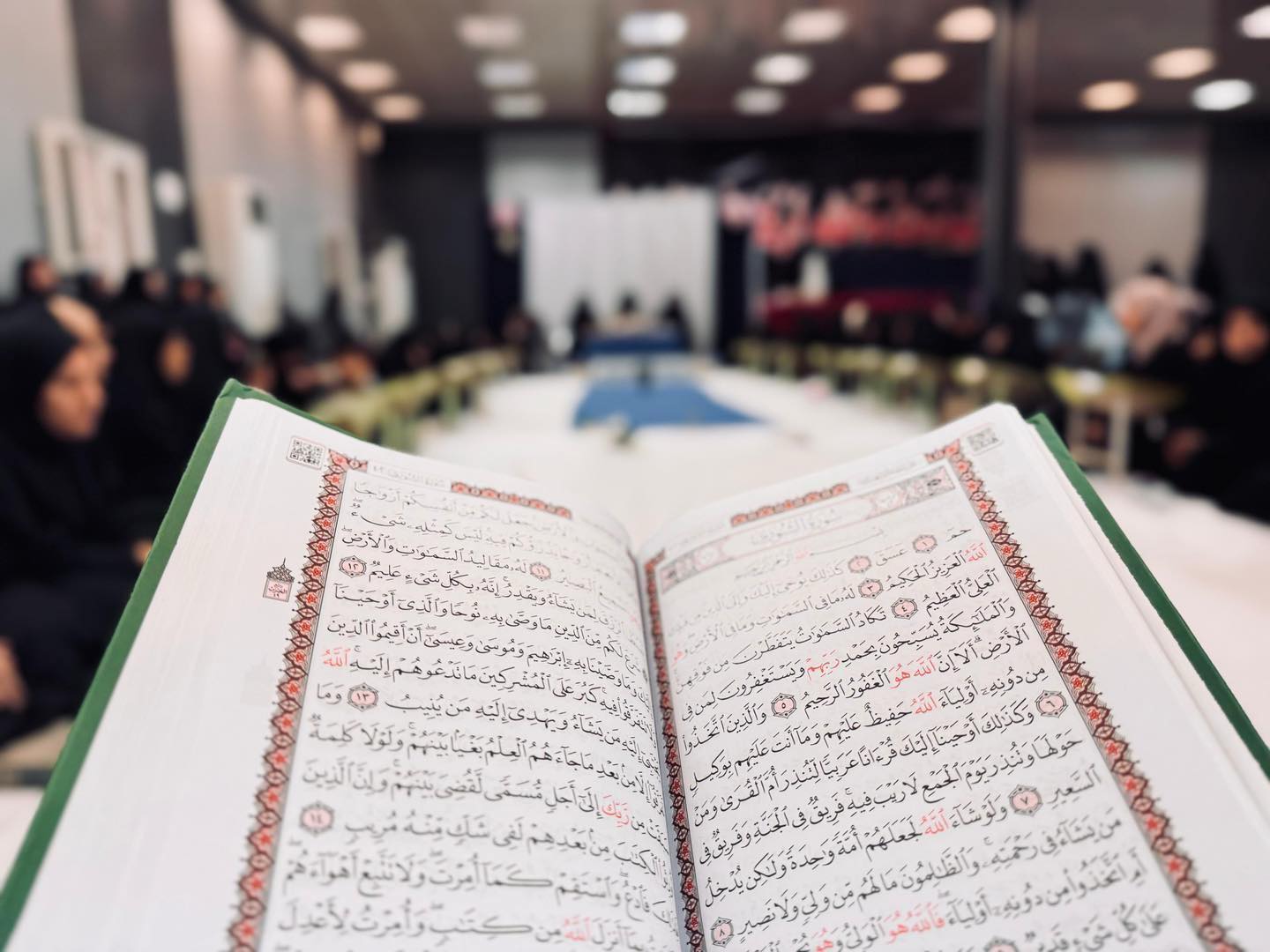شعبة التبليغ الديني النسوي في العتبة الحسينية تقيم أمسية رمضانية للنساء في مرقد بكر بن علي عليه السلام في بابل
