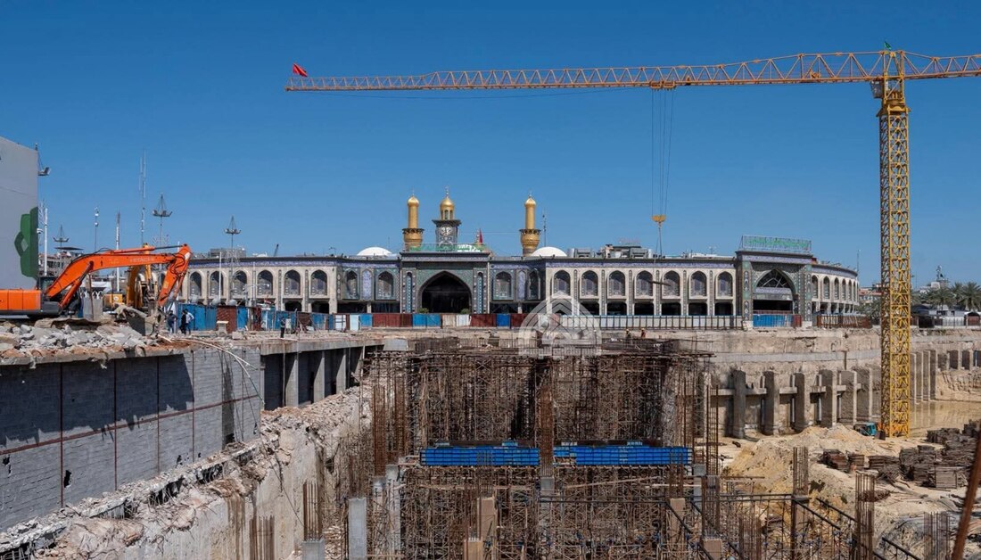 استعداد لشهر محرم الحرام.. العتبة الحسينية المقدسة  تباشر باعمال توسعة ميدانية لاستقبالِ الجموع المليونية