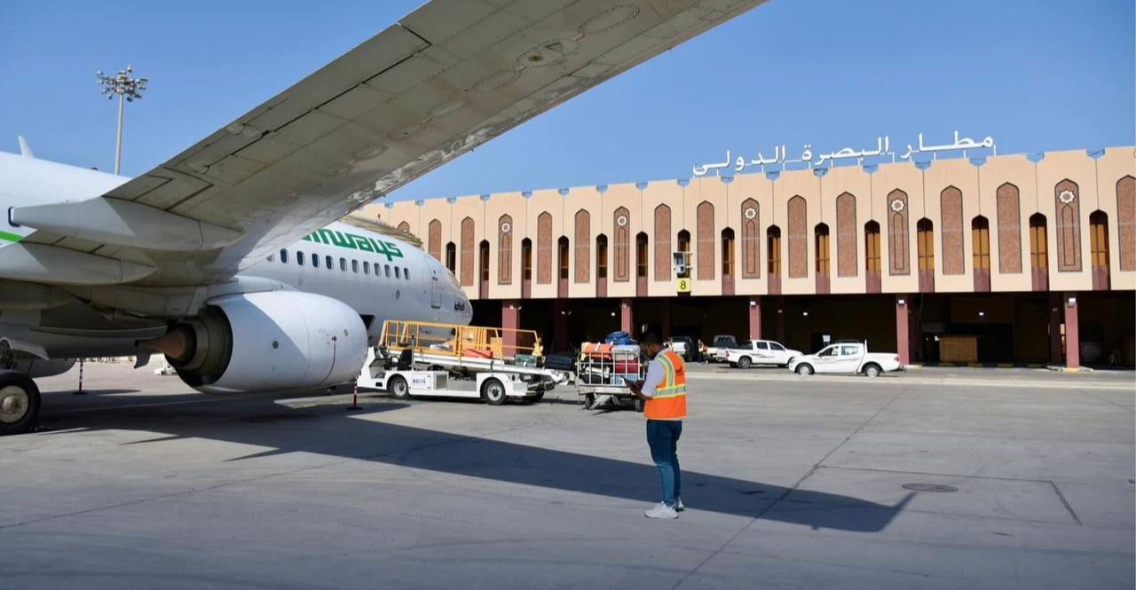 "أولى قوافل السماء": مطار البصرة يودع طلائع الحجاج بـ 146 ملبياً في مستهل الرحلة المقدسة.