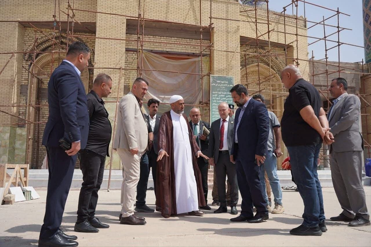 حملة إعمار واسعة يشهدها مزار (بكر بن علي) عليهما السلام في بابل