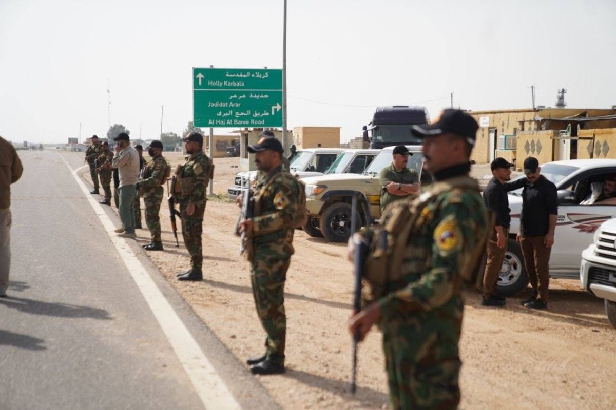 الحشد الشعبي يواصل جهوده بتأمين الطرق المؤدية إلى كربلاء المقدسة