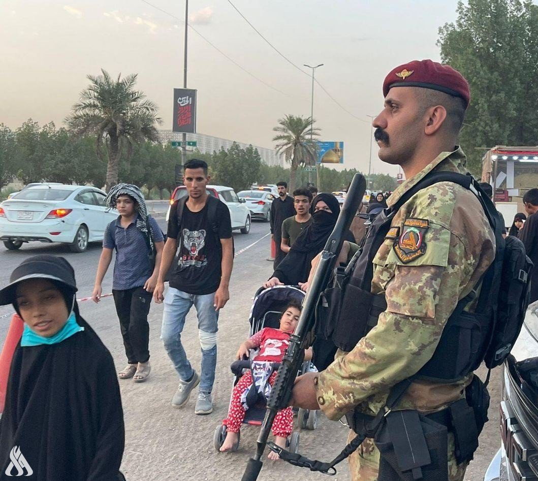 الحشد الشعبي في صلاح الدين ينتشر على الطرق والمحاور لتأمين زيارة استشهاد الإمام الحسن العسكري عليه السلام