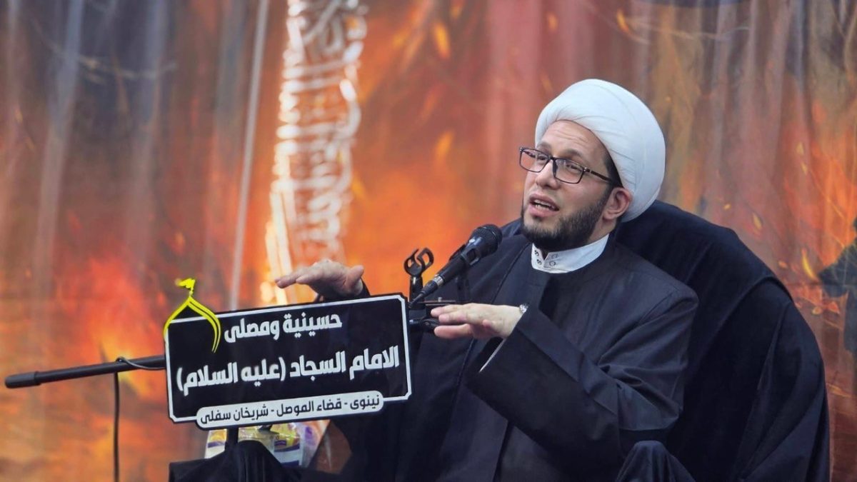 العتبة الحسينية في نينوى تنظم عددا من مجالس العزاء إحياء لذكرى شهادة الإمام الحسن العسكري (عليه السلام)