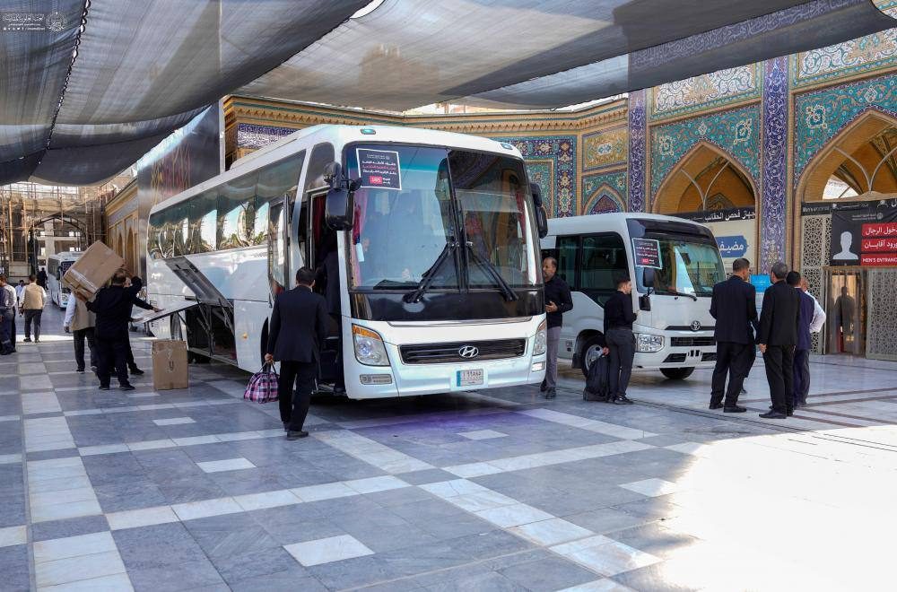 كوادر العتبة العلوية تساهم في خدمة الزائرين الوافدين احياءً لذكرى شهادة الإمام العسكري (عليه السلام)