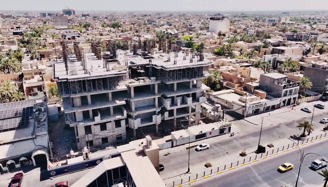 قسم المشاريع الهندسية في العتبة الحسينية يواصل العمل بمشروع مجمع العلوم والمعاهد القرآنية في كربلاء