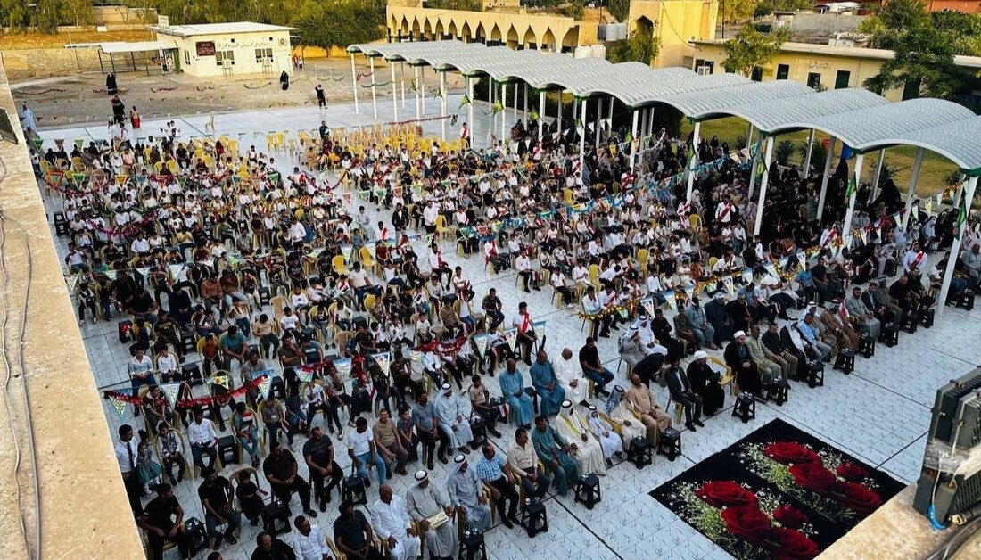 العتبة الحسينية المقدسة تقيم حفل إختتام الدورات الصيفية في سهل نينوى