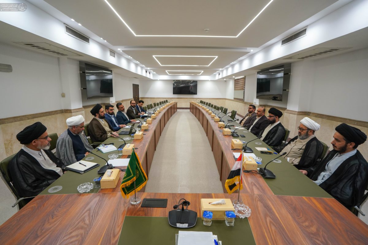 العتبة العلويّة المقدّسة تعقد الاجتماع التنسيقيّ الأوّل لمشروع ألفيّة حوزة النجف الأشرف، بحضور مُمثِّلي العتبات المقدّسة بالعراق