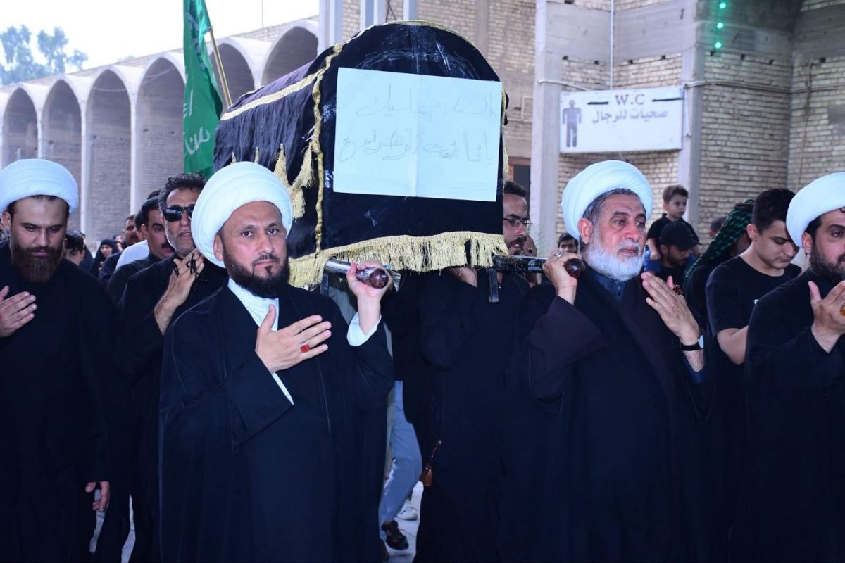 مزار الصحابي سلمان المحمدي يشهد إقامة شعائر وفعاليات دينية إحياء لذكرى شهادة السيدة الزهراء عليها السلام
