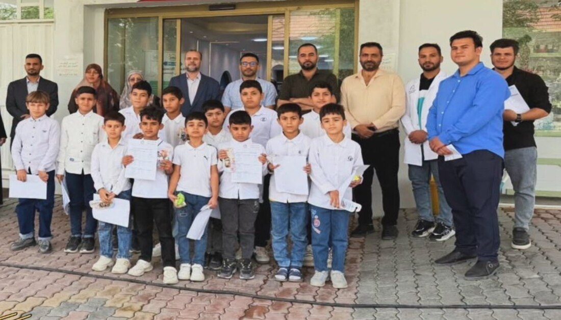 مجمع الإمام الحسين عليه السلام الطبي التخصصي يقدم الرعاية الصحية الشاملة لمجموعة من الأطفال الأيتام