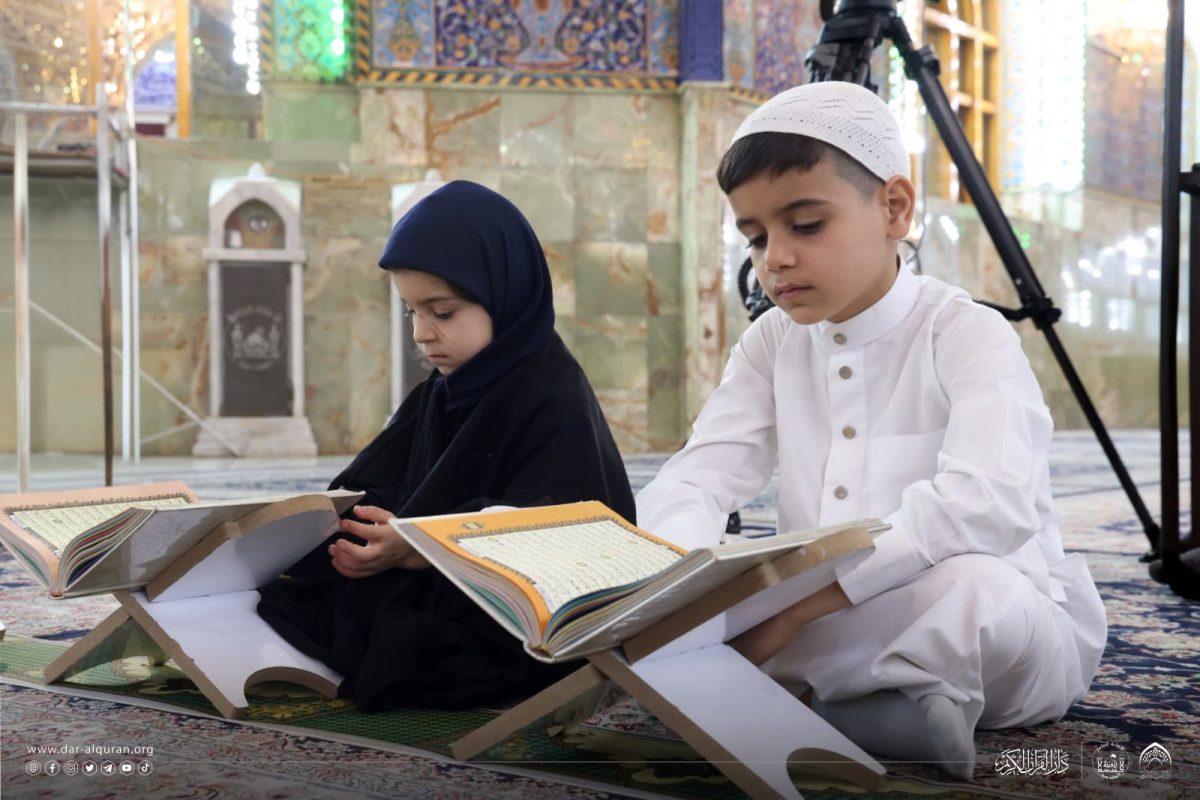 قسم دار القرآن الكريم في العتبة الحسينية ينظم محفلا قرآنيا بعنوان "اصحاب الإمام الحسين" (عليه السلام)